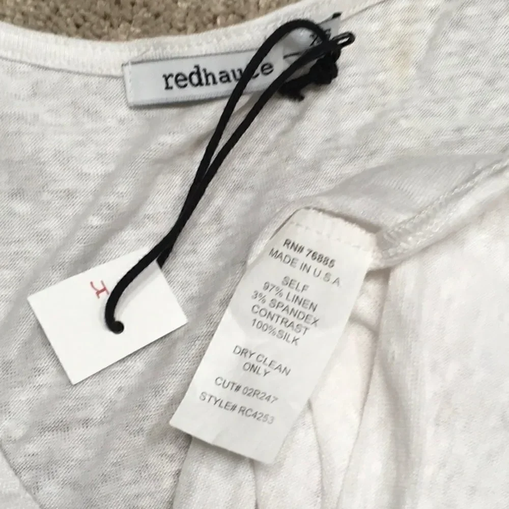 New. Linen/silk top.  - Picture 5 of 5